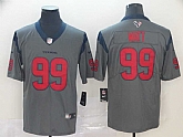 Nike Texans 99 J.J. Watt Gray Inverted Legend Limited Jersey,baseball caps,new era cap wholesale,wholesale hats